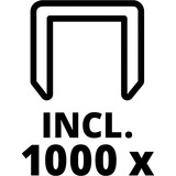 EINHELL TC-EN 20 E grapadora eléctrica Grapado permanente, Engrapadora eléctrica rojo/Negro, Negro, Rojo, Corriente alterna, 220-240 V, 50 Hz, 1,09 kg, 71 mm