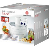 Rommelsbacher DA 750 deshidratador de alimentos Blanco 700 W, Secado de la máquina blanco, 700 W, 230 V, 340 x 340 x 330 mm