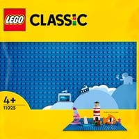 LEGO Classic 11025 Base Azul, Tablero de Construcción de 32x32, Juegos de construcción azul, Tablero de Construcción de 32x32, Juego de construcción, 4 año(s), Plástico, 1 pieza(s), 111 g