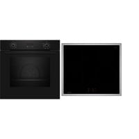 Neff B2CCG6AK3, Juego para horno negro/Acero fino
