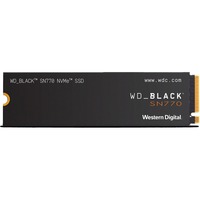 WD Black SN770 M.2 1000 GB PCI Express 4.0 NVMe, Unidad de estado sólido negro, 1000 GB, M.2, 5150 MB/s