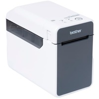 Brother TD2125NXX1, Impresora de etiquetas blanco/Gris